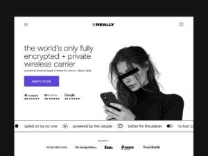 REALLY.com Homepage Mockup